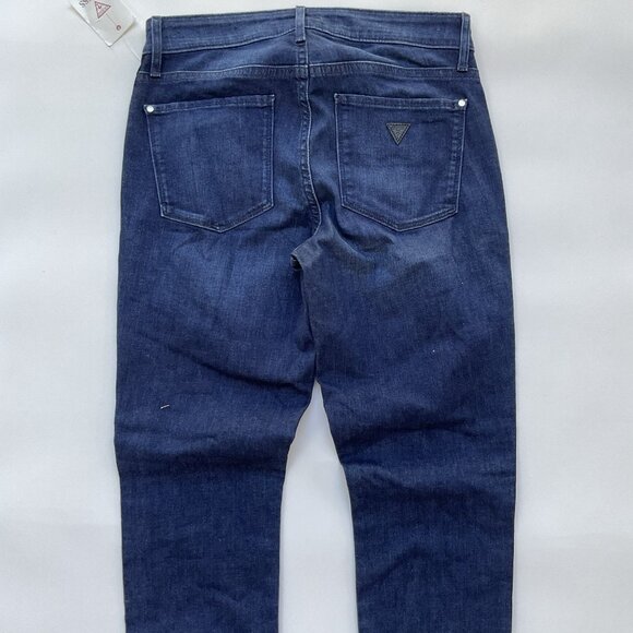 Guess Women’s Sexy Curve Mid Rise Skinny Jeans W/Tuxedo Velvet Striped Size 28 - Picture 10 of 11